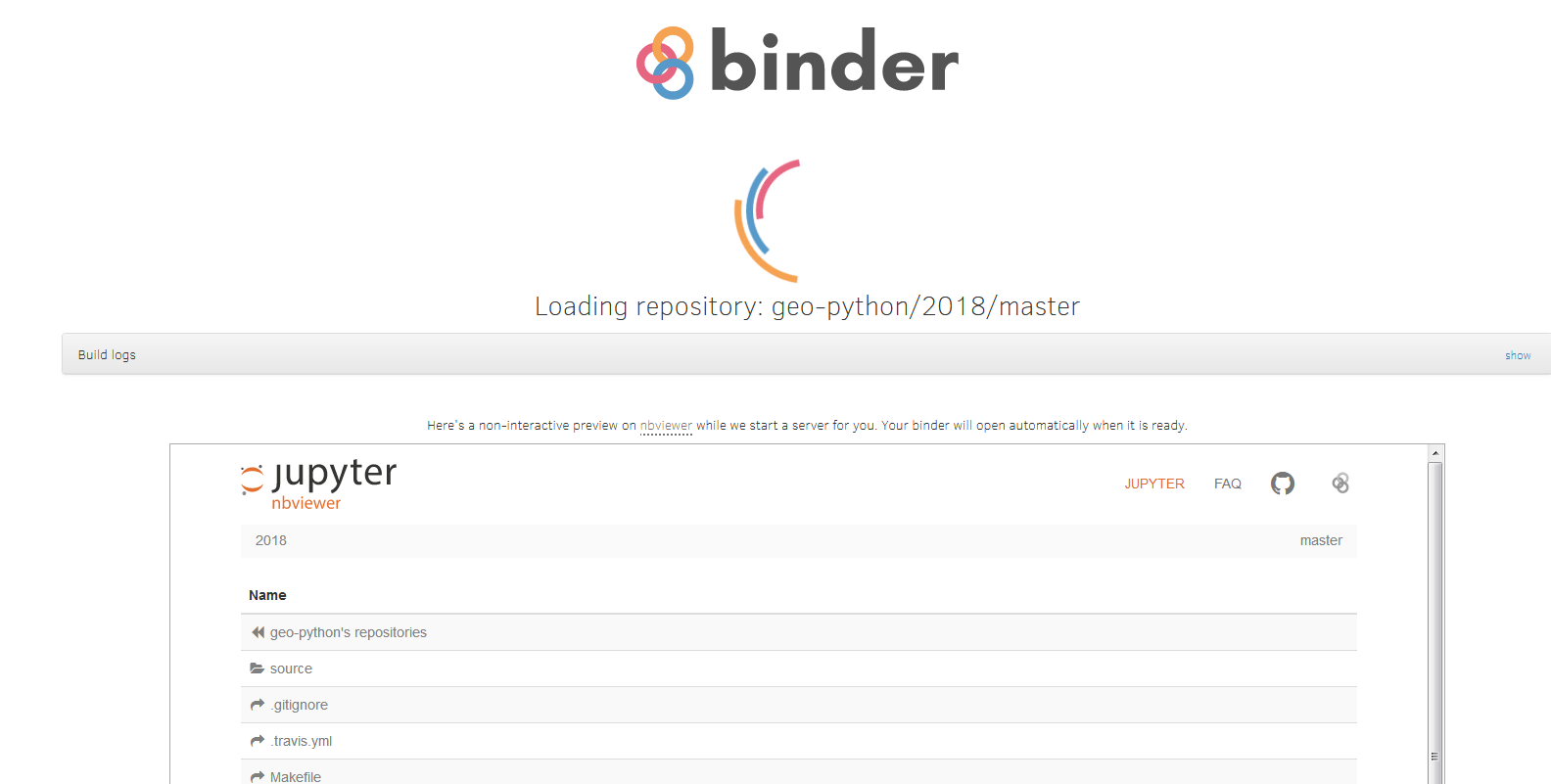 Binder loading